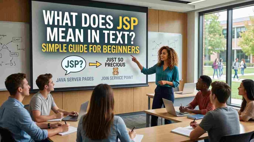jsp meaning text