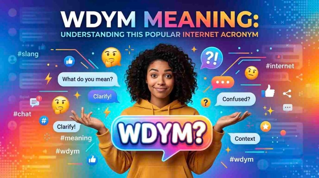 wdym meaning