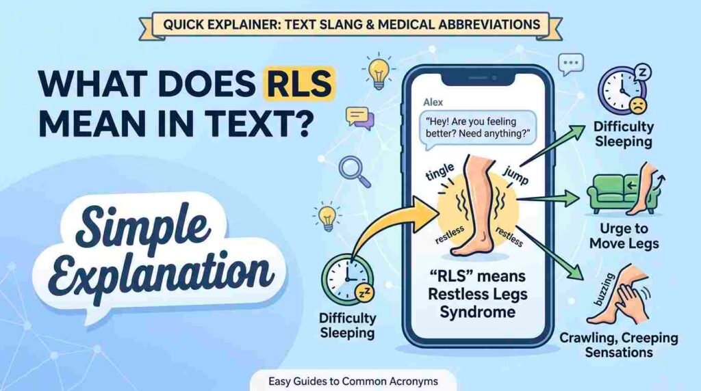 what does rls mean in text